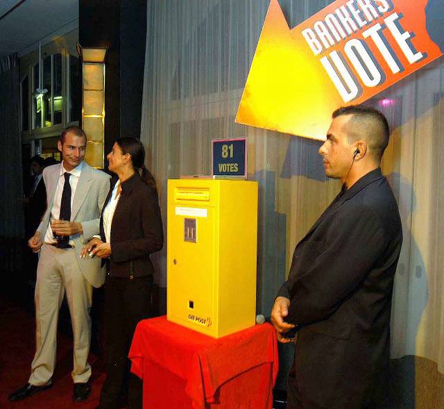 Bankers vote @ carlton Zurich - 6. September 2005